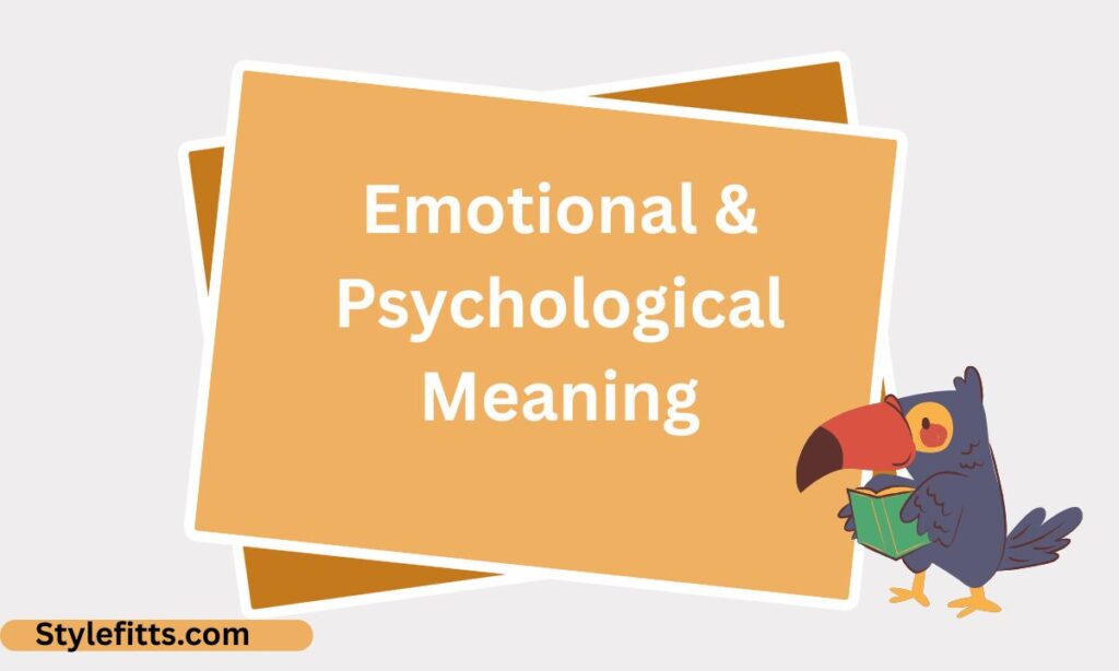 Emotional & Psychological Meaning (2)