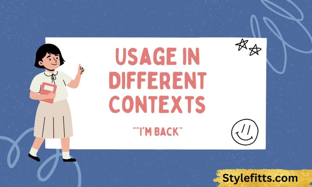 Usage in Different Contexts (1)