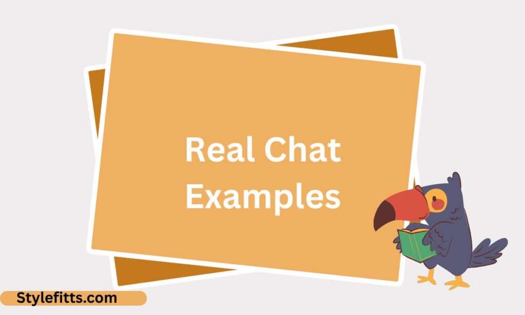 Real Chat Examples (2)