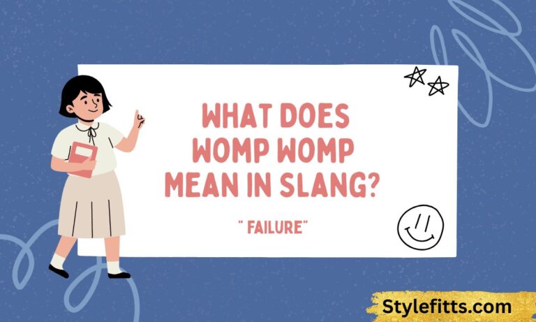 _What Does Womp Womp Mean in Slang