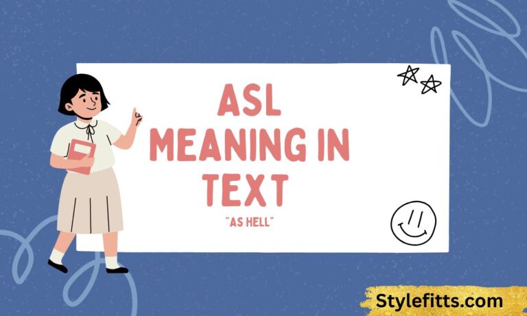 ASL Meaning in Text