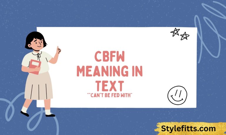 CBFW Meaning in Text
