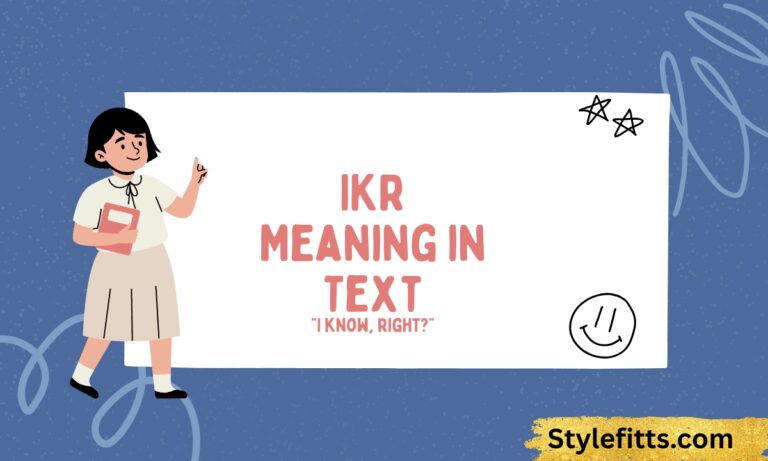 IKR Meaning in Text