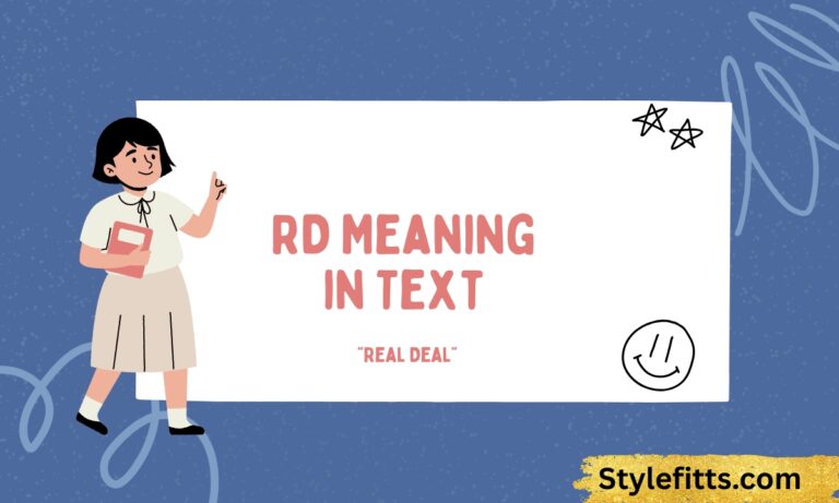 RD Meaning in Text What Does RD Mean in Chat (2026)