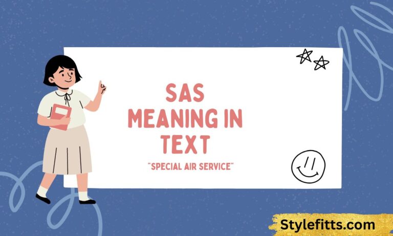 SAS Meaning in Text