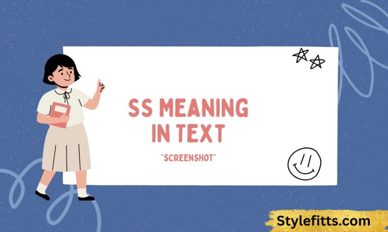 SS Meaning in Text