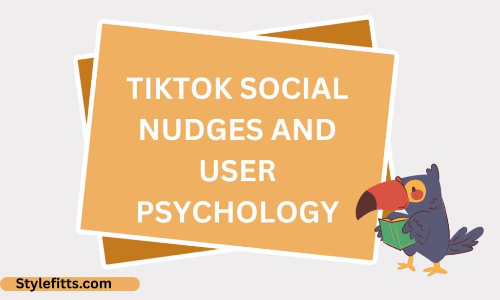 TikTok Social Nudges and User Psychology