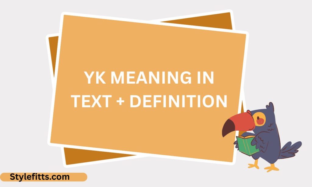YK Meaning in Text + Definition