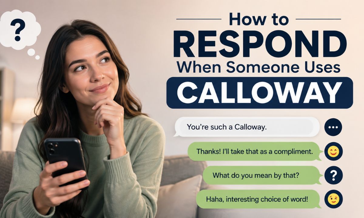 How to Respond When Someone Uses Calloway