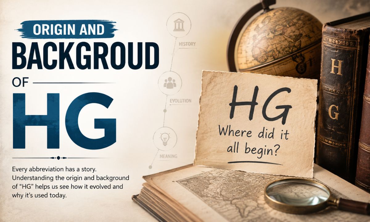 Origin and Background of HG