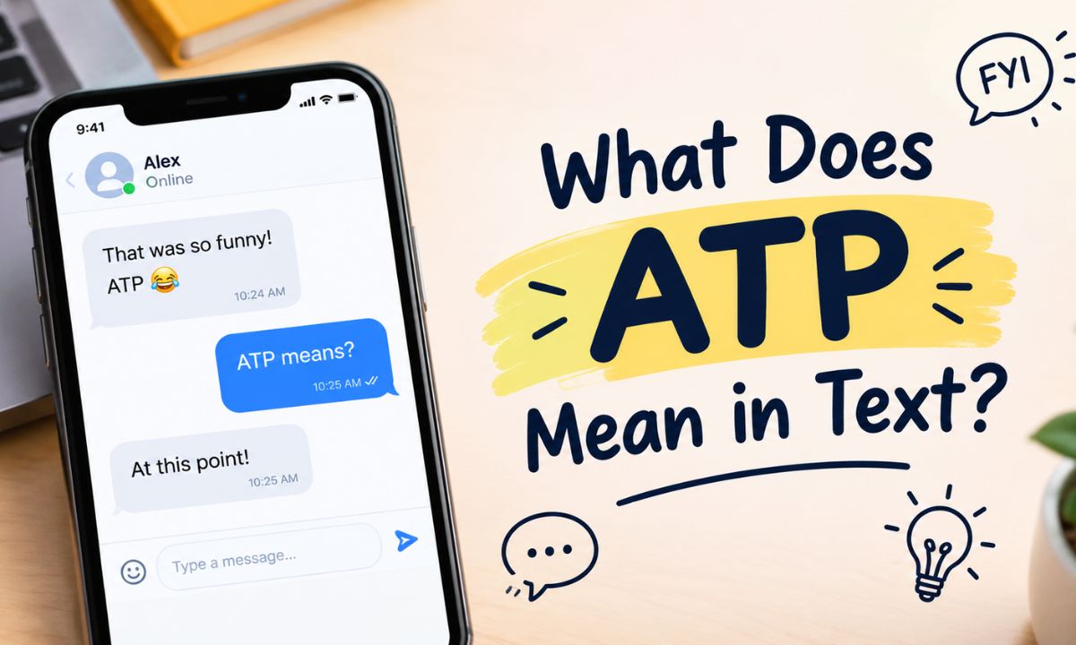 What Does ATP Mean in Text