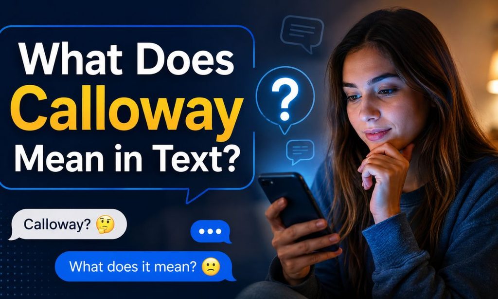 What Does Calloway Mean in Text